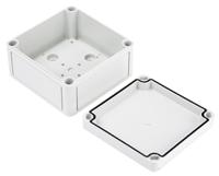 11040401 Spelsberg TK PS Series Grey Polystyrene Enclosure, IP66, Grey Lid, 110 x 110 x 66mm