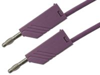934063109 Hirschmann Test & Measurement, 32A, 30 V ac, 60V dc, Violet, 1m Lead Length