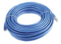 21151404-20 Roline, 20m Cat6, Blue RJ45 to Male RJ45 Male, S/FTP Shielded, Terminated PVC Sheath