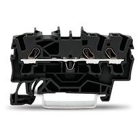 2002-1305 WAGO  TOPJOB S Series Black, 2.5mm², 1-Level, Push-In Cage Clamp Termination, ATEX, EAC Ex, IECEx