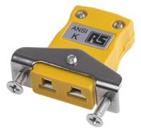 769-1221 RS PRO Miniature Thermocouple Connector for Use with Type K Thermocouple, 4mm Probe, ANSI, RoHS Compliant Standard