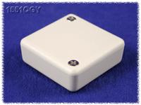 1551qgy Hammond 1551 Series Grey ABS Enclosure, IP54, Flanged, Grey Lid, 40 x 40 x 15mm