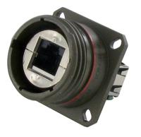 rjftv2sa1zn Amphenol Socapex RJFTV Series Female Ethernet Connector 2 Port