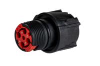 cl1p1101 Souriau Sunbank by Eaton Circular Connector, 4 Contacts, Cable, Standard Connector, Plug, Male, IP67, Clipper Series