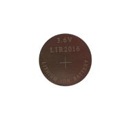 183-4289 RS PRO LIR2016 3.7V Lithium Rechargeable Button Batteries, 16mAh