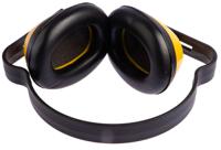 aea000-010-200 JSP J Muff Ear Defender with Headband, 25dB, Black, Yellow