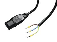6450060 Rittal IEC C13 Unterminated Power Cord, 1.5mSM