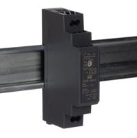 ddr-15g-5 MEAN WELL DDR-15 DC-DC Converter, 5V dc/ 3A Output, 15W, DIN Rail Mount, +85°C Max Temp -40°C Min Temp
