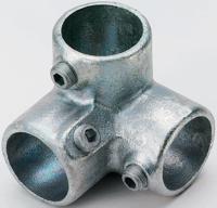 286-3392 RS PRO 3-Way Connector, Connecting Component, Strut Profile Type 1, Round Tube Size Type 1