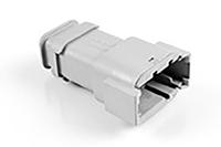 atm04-08pa-sr1gy Amphenol Industrial, ATM Automotive Connector Socket Grey Cable Mount 8 Way, Crimp Termination ATM04-08PA-SR1GY