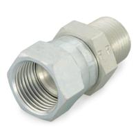 4-f6x-s Parker Straight Female 37° JIC Flare Swivel to Male NPT/NPTF, 4 F6X-S