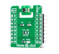 mikroe-4879 MikroElektronika Thermo 21 Click Temperature Sensor Add On Board for ADT7301 MikroBus