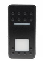 v1d2ghnb-aac00-000 Carling Technologies Illuminated SPST, On-Off Rocker Switch Panel Mount