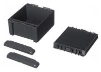 96013234-b-141309-pc-v0-7024 Bopla Bocube Series Graphite Grey Polycarbonate Enclosure, IP66, IP68, IK07, Flanged, Graphite Grey Lid, 151 x 125 x