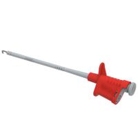 6008-iec-r Electro PJP Red Hook Clip with , 6A, 1kV, 4mm Socket