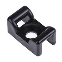 151-24850-kr8g5-pa66hs-bk HellermannTyton Self Adhesive Black Cable Tie Mount 14.5 mm x 25mm, 8mm Max. Cable Tie Width