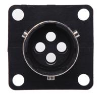 tr1004rms1nb-192926-0440 ITT Cannon Circular Connector, 4 Contacts, Panel, Standard Connector, Socket, Male, IP65, Trident Ringlock Series