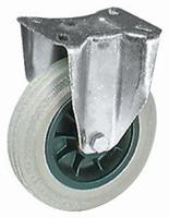 14104g LAG Fixed Castor Wheel, 55kg Capacity, 80mm Wheel