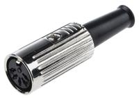 692-5435 RS PRO 5 Pole Din Socket, DIN 41524, 4A, 60 V ac, Female, Cable Mount