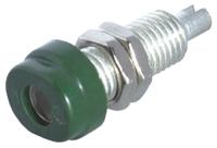 930175104 Hirschmann Test & Measurement Green Female Banana Socket, 4 mm Connector, Solder Termination, 16A, 30 V ac, 60V dc, Tin