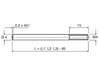 con-66-st-st-rod Vega Stainless Steel Electrode for Use with Vegacon66