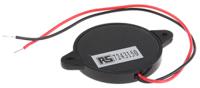 171-0883 RS PRO 88dB Panel Mount Square Wave External Piezo Buzzer, 41 x 30 x 5.5mm, 1V ac Min, 30V ac Max