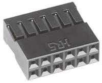 a1-10d-254c Hirose A1 Series Straight Cable Mount PCB Socket, 10-Contact, 2-Row, 2.54mm Pitch, Crimp Termination