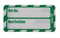 nan-nan-gp-gn-20 Brady White on Green Safety Inspection Tag, English Language, 20 per Pack
