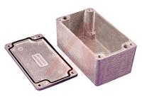 1550z111 Hammond 1550 Series Natural Die Cast Aluminium Enclosure, IP66, IK08, Natural Lid, 115.4 x 65.4 x 55.4mm