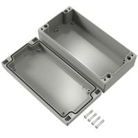 041020060 Rose Aluform Series Grey Die Cast Aluminium Enclosure, IP66, IK09, Grey Lid, 200 x 100 x 61mm