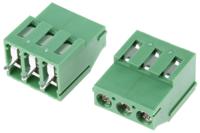 790-1155 RS PRO PCB Terminal Block, 3-Contact, 5.08mm Pitch, Through Hole Mount, 1-Row, Screw Termination