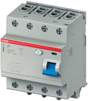 2ccf544230e0630-f404a-s6303 ABB RCCB, 63A, 4 Pole, 300mA, Type A, 400V ac