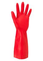 37900100bp Ansell AlphaTec Red Nitrile Work Gloves, Size 10, Nitrile Coating