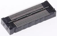 qsh-030-01-l-d-a Samtec QSH Series Straight Surface Mount PCB Socket, 60-Contact, 2-Row, 0.5mm Pitch, Solder Termination