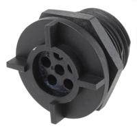 px041306p Bulgin Circular Connector, 6 Contacts, Rear, Miniature Connector, Plug, Male, IP68, Buccaneer 400 Series