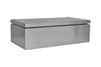 241-0781 RS PRO 304 Stainless Steel Enclosure, IP66, 400 mm x 200 mm x 121mm