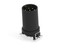 464676-e ERNI Circular Connector, 8 Contacts, Board, M12 Connector, Plug, Male, IP65, IP67, M12 Connector Series