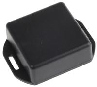 1551rflbk Hammond 1551 Series Black ABS Enclosure, IP54, Flanged, Black Lid, 50 x 50 x 20mm