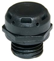 evps-12-bk EVPS Series Black Polyamide Cable Gland, M12 Thread, IP68, IP69