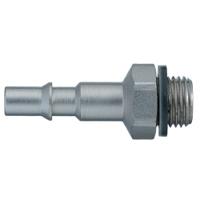 18sfaw13sxn Legris Nickel Plated Steel Male Pneumatic Quick Connect Coupling, BSPP 1/4 in Male Male Thread