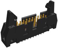 5499160-4 TE Connectivity AMP-LATCH Series Straight Through Hole PCB Header, 20 Contact(s), 2.54 mm Pitch, 2 Row, Shrouded