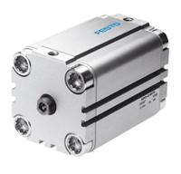 advu-32-20-p-a Festo Pneumatic Compact Cylinder - 156533 32 mm Bore, 20 mm ADVU-32-20-P-A Series, Double Acting Acting