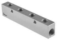 3311-13-17-04 Legris 3311 4 Outlet Manifold, G 3/8 G 1/4