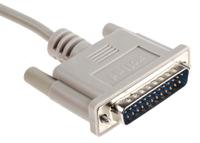 11013518-50 Roline Male 25 Pin D-sub to Male 25 Pin D-sub Serial Cable, 1.8m