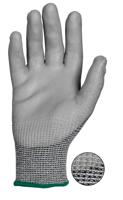 a622g7rs Portwest Grey Elastane, Elastic, Fibreglass, HPPE, Polyester Glove, Size 9, Polyurethane Coating