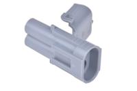 12034074 Delphi, Weather-Pack Automotive Connector Plug Grey Cable Mount 2 Way, Crimp Termination