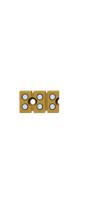 7906120000 Weidmuller MK Series Terminal Strip, 3-Way, 24A, 22 → 12 AWG Wire