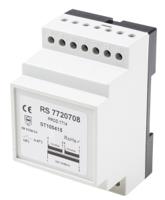 772-0708 RS PRO 8VA DIN Rail Transformer, 230V ac Primary, 12V ac Secondary