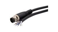 rnd-205-01214 RND Male 5 way M12 to Free Cable End Connector Cable, 2 m