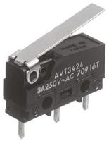 avt38243 Panasonic Hinge Lever Micro Switch, Tab Terminal, 3 A @ 250 V ac, SP-CO